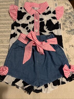 Girls Animal Print Dress Size 3T-4T Like New